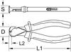 KS TOOLS End Nipper 165mm (Product Code 115.1315)