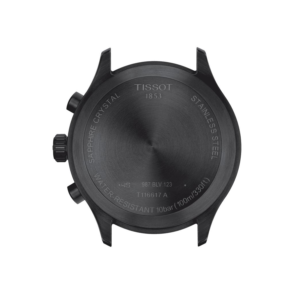 Tissot Leather Strap black Dial Men's Fashion Watch T116.617.36.052.00