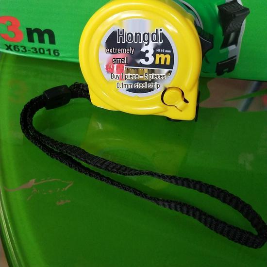 Hongdi Waterproof Nylon Tape Measure, 5m/7.5m, Precision Ruler for Home & Woodworking, Compact & Durable