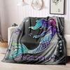 Mermaid Customize Your Name Blanket Warm Comfortable And Soft Blankets Are Suitable For Home Lunch Break Blanket Office Sofa Sofa Gift To Relatives