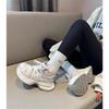 Damenschuhe mit dicker Sohle Neue kleine höhenerhöhende atmungsaktive lässige Sportschuhe aus Mesh
