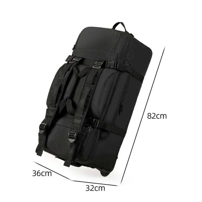 Große Radtasche Großes Fassungsvermögen Übergroße Reisetasche Reise-Trolley-Tasche Kleideraufbewahrungstasche, Übergroße Arbeit im Ausland, Reise-Camping-Radtasche