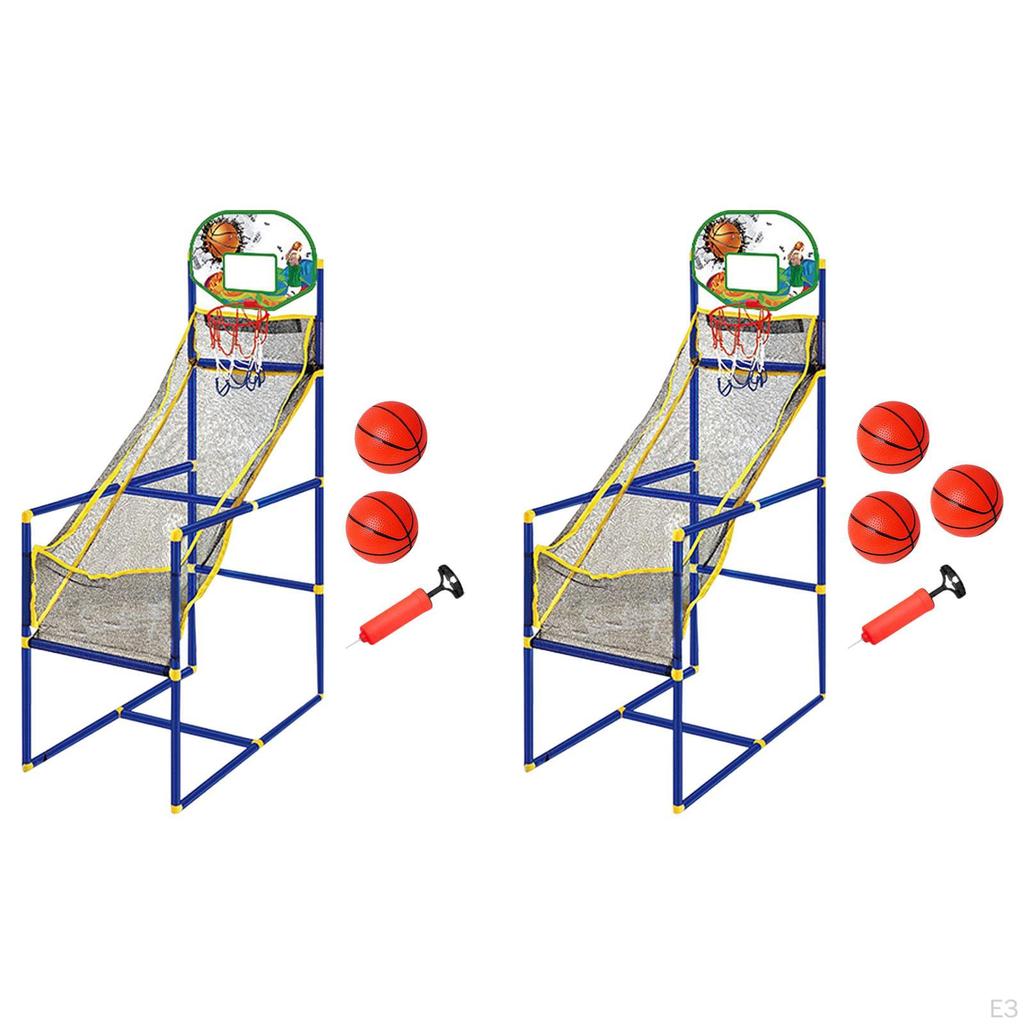 Set da Basket Arcade con Altezza Regolabile per il Gioco dei Bambini