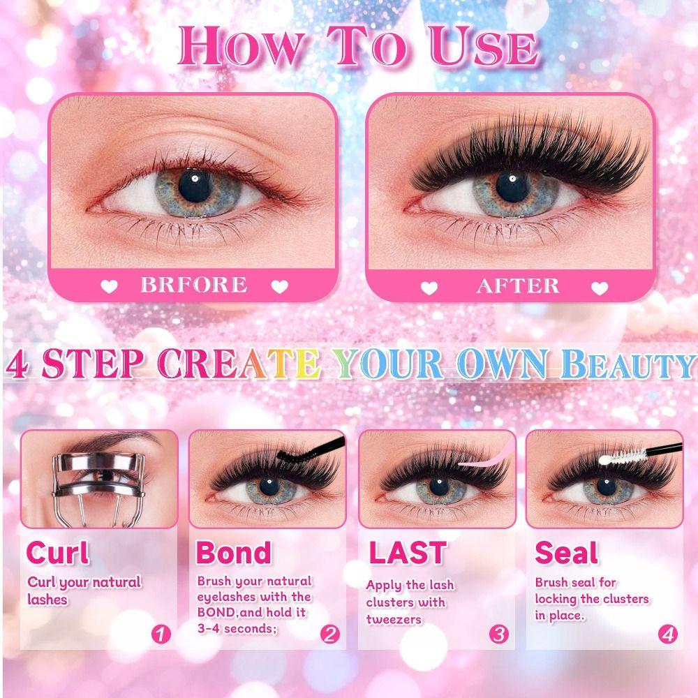 Natural Look False Eyelashes Wispy Style Fake Eyelash 3D Faux Mink Lash Makeup Enhancement