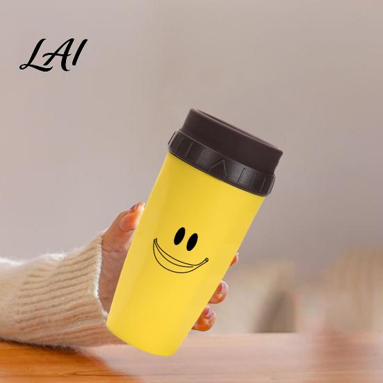 Twist Cup with Straw Portable Twizz Leak-Proof Travel Mug Dual-layer Insulated Scald-proof