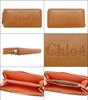 Wallet CHC23AP970 I10 Caramel SENSE Sense Shiny Calf Leather Long Zip Wallet [Chloe] (long Wallet) Women's [Brand] [Item]