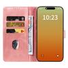 Applicable to Apple 16 calf pattern flip phone leather case iPhone17Promax custom logo