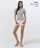 MUSINSA STANDARD WOMAN Women'S Round Hem T-Shirt [Medium Grey]