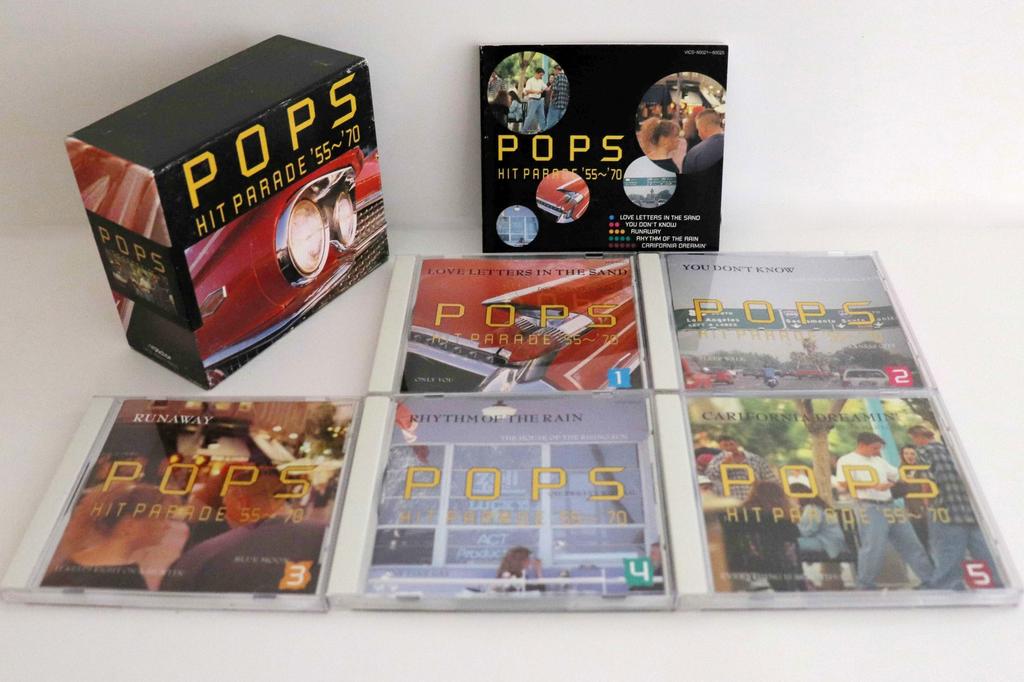 CD VARIOUS - Pops Hit Parade '55-'70 VICS60021 VICTOR 1998 Japan Rock Used