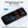 A9S+ 8 Port Car  r with LED Display Type-C QC3.0 Quick Charging Intelligent Portable Safe Vehicle  r Station