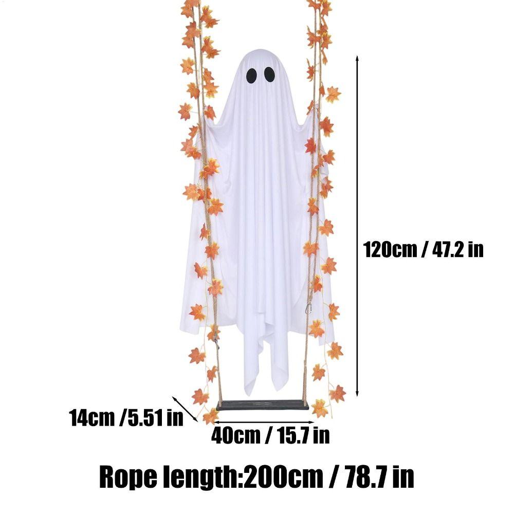 Simulation Spooky Ghosts Swing Spooky Hanging Swing Ghost Decor For Indoor Outdoor