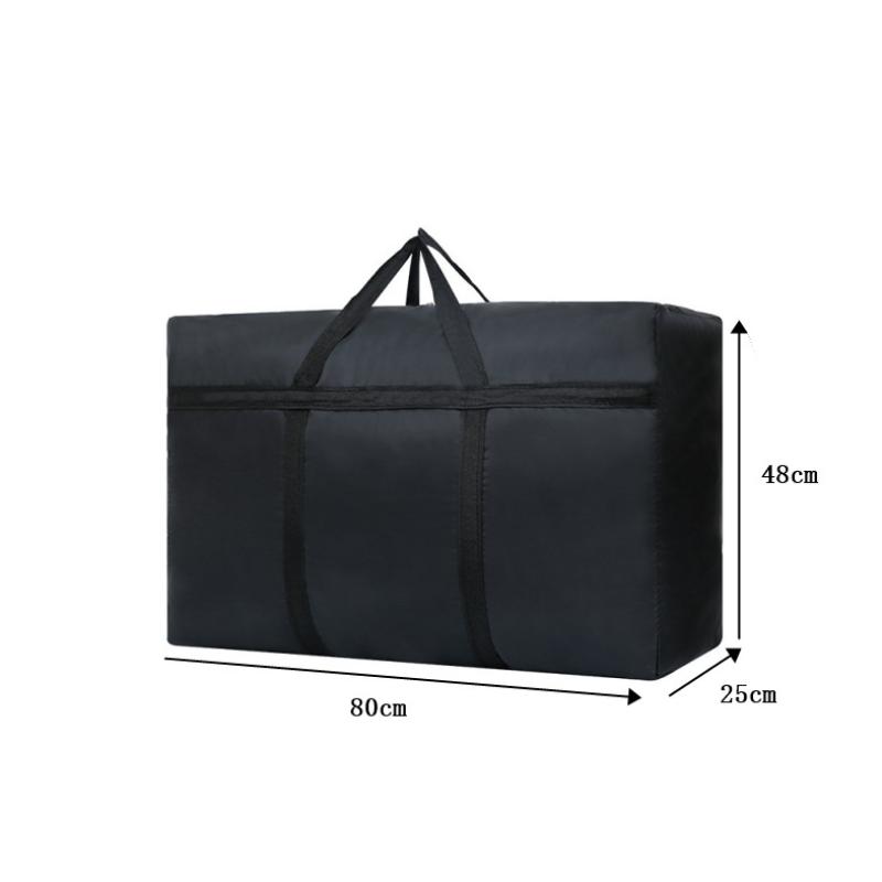 1pc Extra Large Waterproof Moving Luggage Bags Laundry Shopping Bag Oxford Cloth Cubes 80*48*25cm Home Storage Packing Tool чёрный