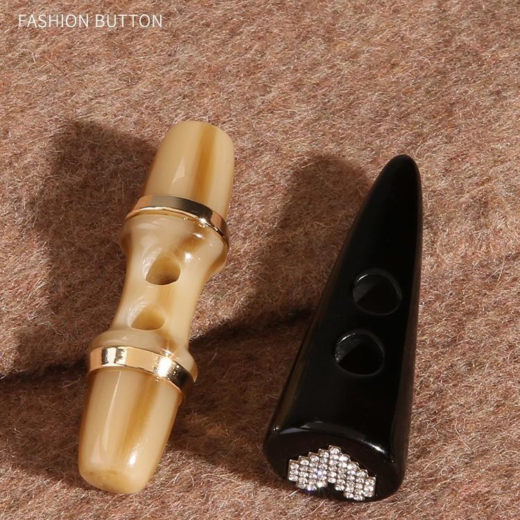 10Pcs Resin Horn Buttons Men'S And Women'S Clothes Tops Coats Trench Coat Buttons High-End Children'S Sweaters Cardigan Button Accessories