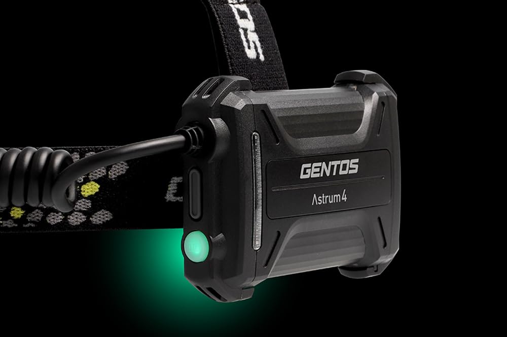 GENTOS LED USB 780 Run Rear Warning Requires Rechargeable Battery or 3 AA Batteries Astram Headlamp, Rechargeable, Lumens, 2-Hour Time, Light, (Sold