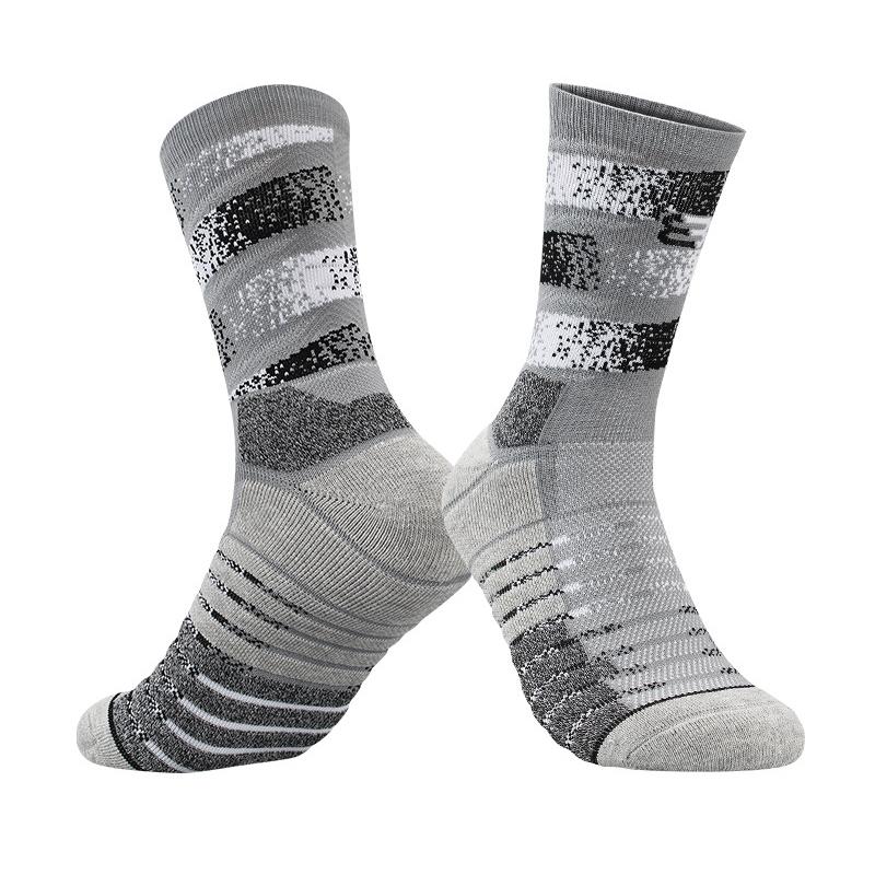 

Мужские спортивные баскетбольные носки для экипажа, толстые мягкие спортивные дышащие компрессионные носки для мальчиков и девочек, мужчин, женщин US 6-12 EU 38-44