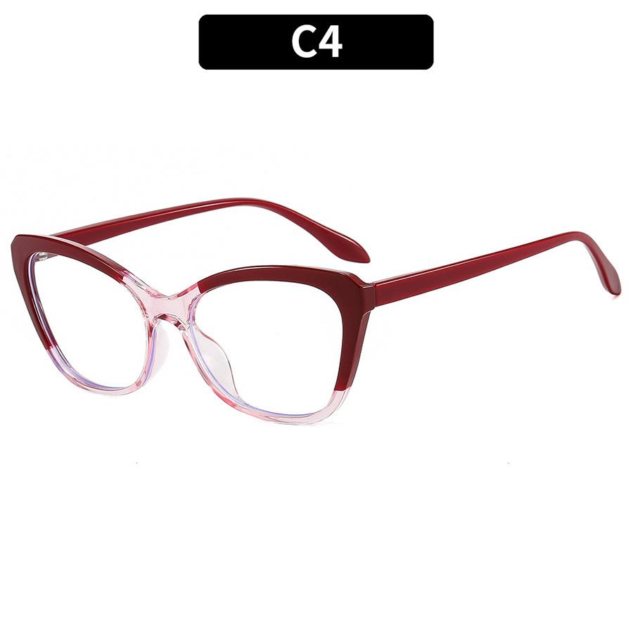 Classic Anti-Blue Light Computer Eye Glasses Frames Men Women Vintage Square Plastic Cat Eye Glasses Frame Eyewear