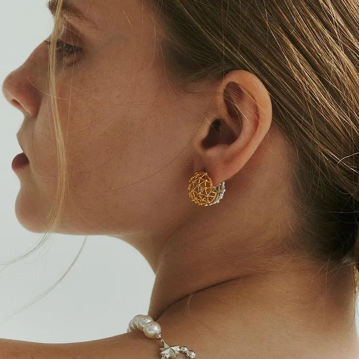 Moonlight Ball Combi Earrings