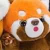 Cartoon Red Panda Plush Keyring Toys Red Panda Plushies Pendant Kawaii Animal Plush Pendant Kids