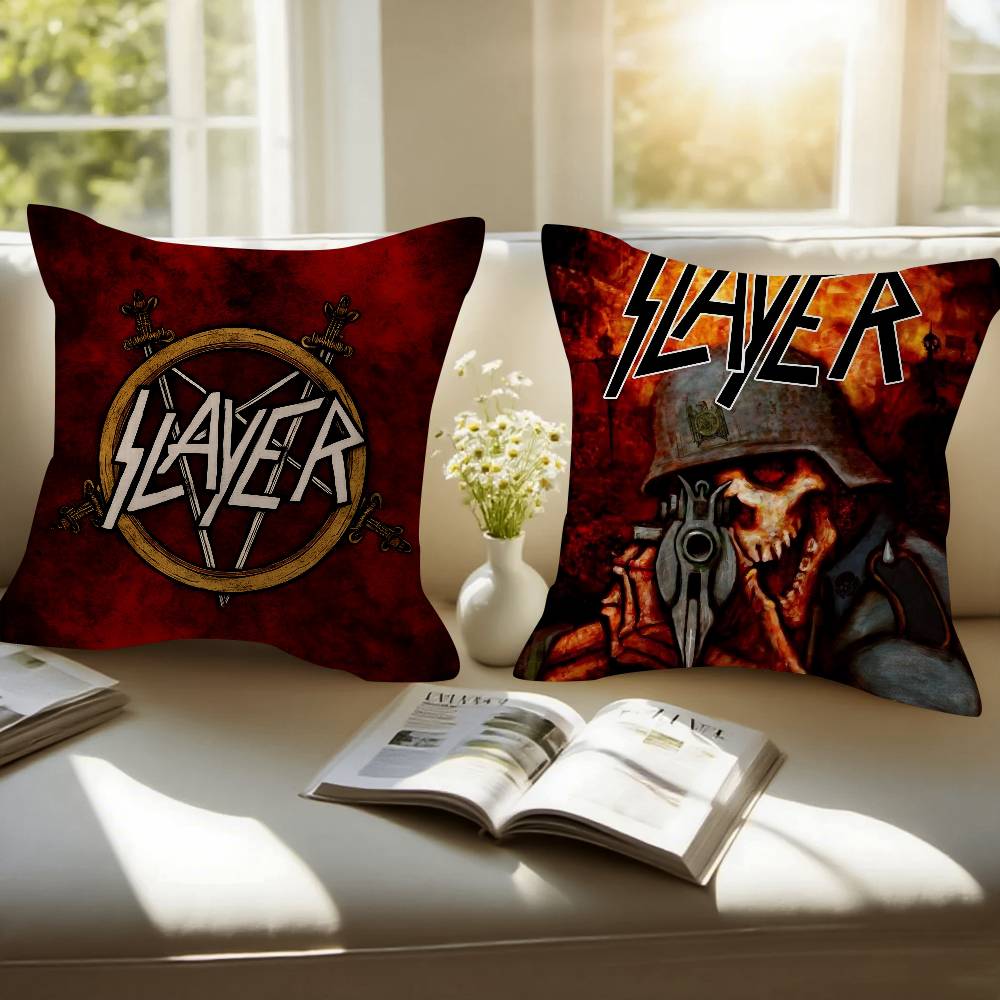 Classic Band Slayer Maple Design Cushion Cover Happy Autumn Harvest Decor Holiday Decorati Pillow Cover