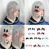 Colorful Crosses Hair Barrettes Hair Clip Sweet 2000s Hair Clip for Women, Barrettes Bowknot Shape