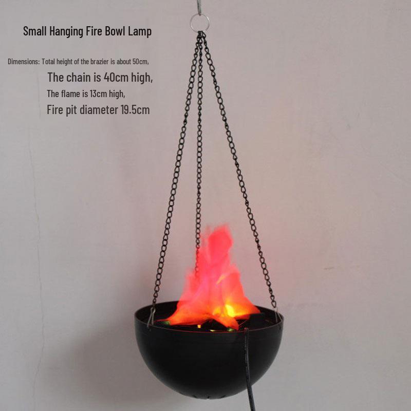 Halloween LED Flame Lamp - Stage, Wedding & Haunted House Decoration | Fake Fire Pit