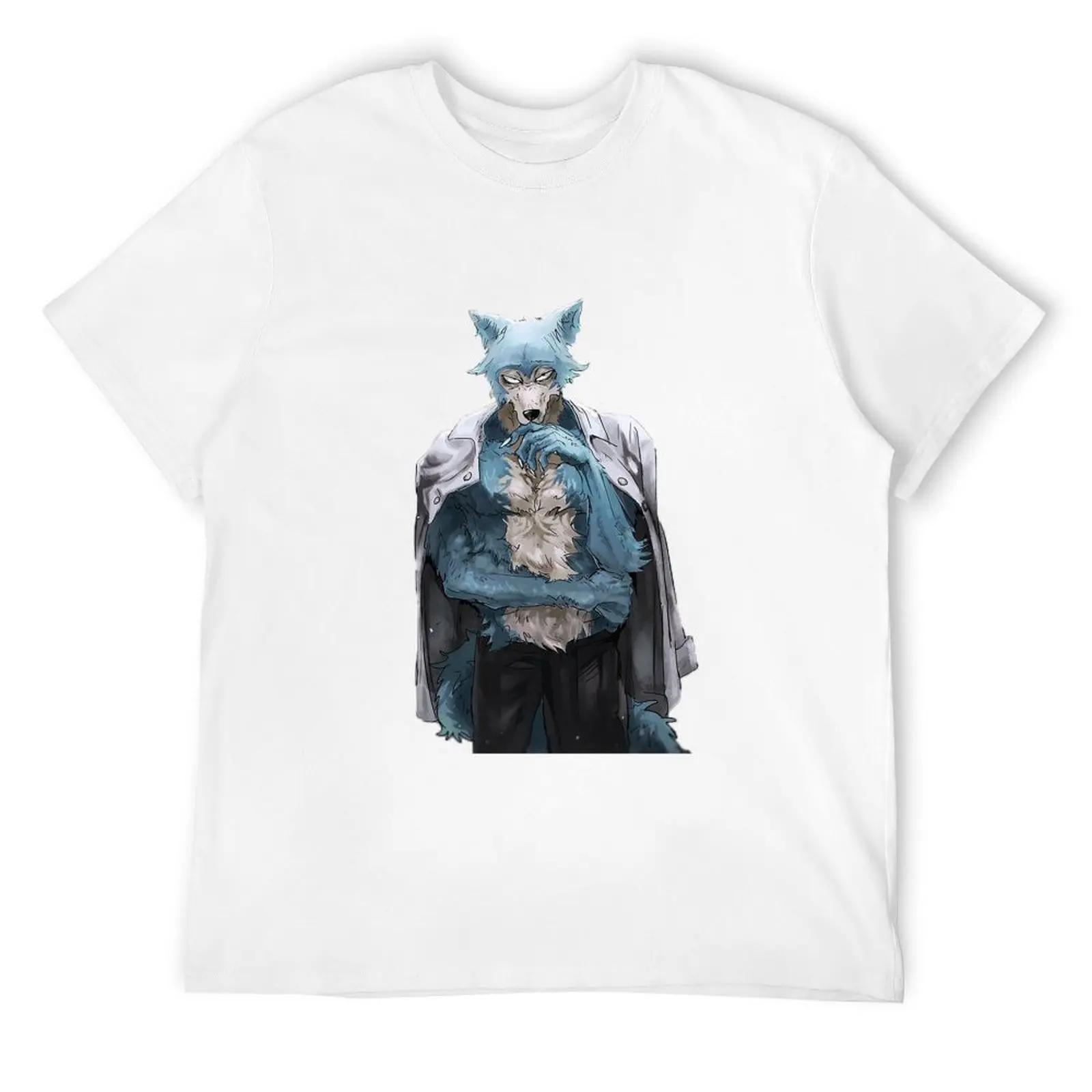 

Beasters - Legoshi T-Shirt Чоловічий одяг Синій архів Швидкосихаючі забавні футболки для чоловіків L
