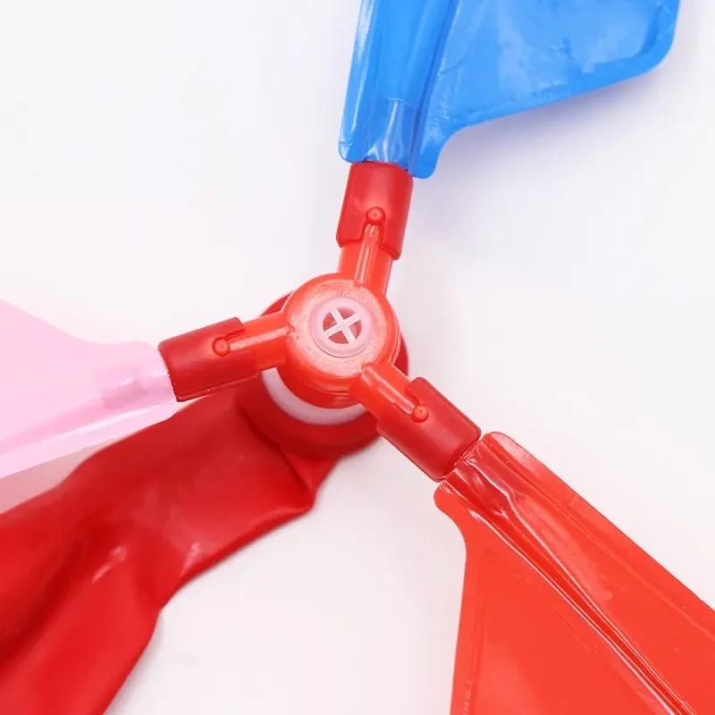 5Pcs Balloon Helicopter Children'S Outdoor Fun Launcher Set Balloon Parent Child Interactive Children'S Puzzle Toy Gift