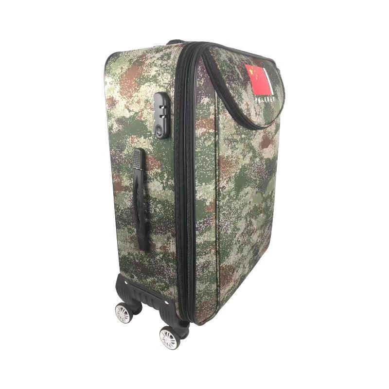 Zhongjiangshi 24-inch Canvas Camouflage Trolley Luggage
