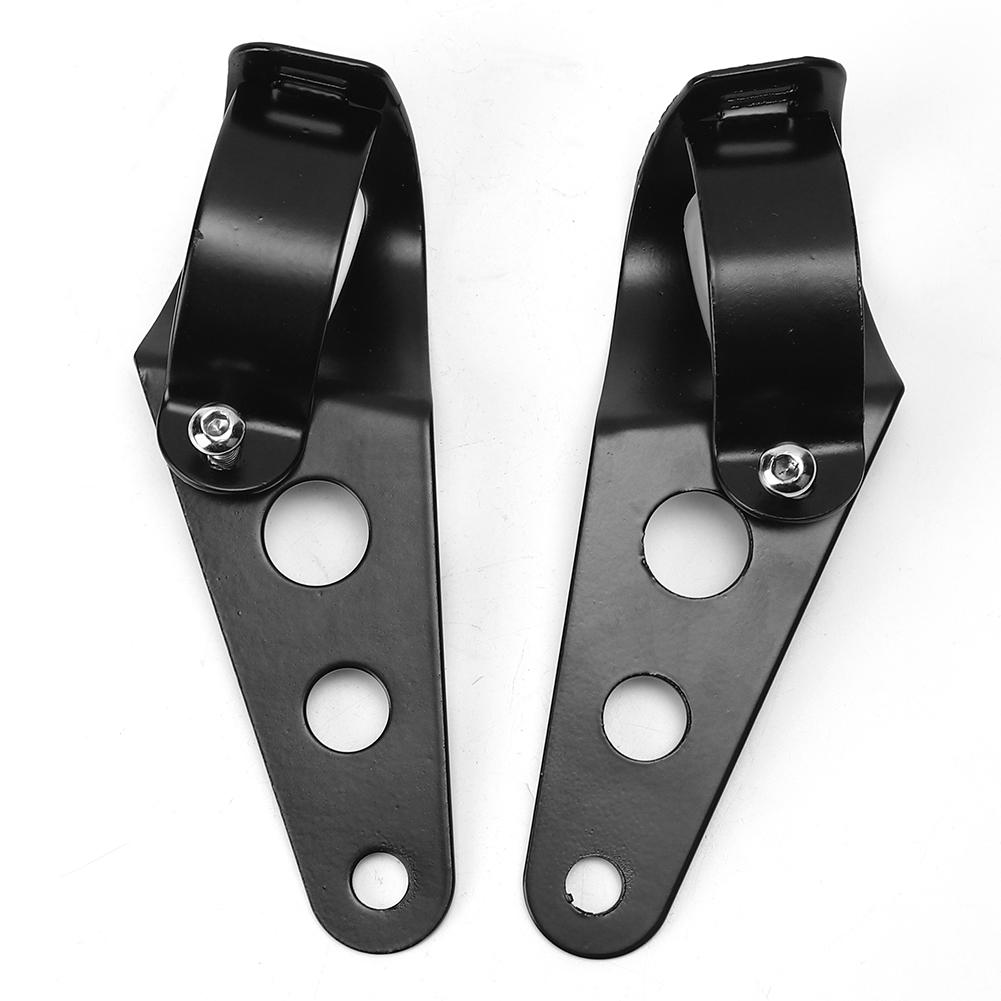 2 ks Univerzální držák světlometu Motocyklové držáky světlometu Uši vidlice pro 35?43mm1.4?1,7palcová trubka