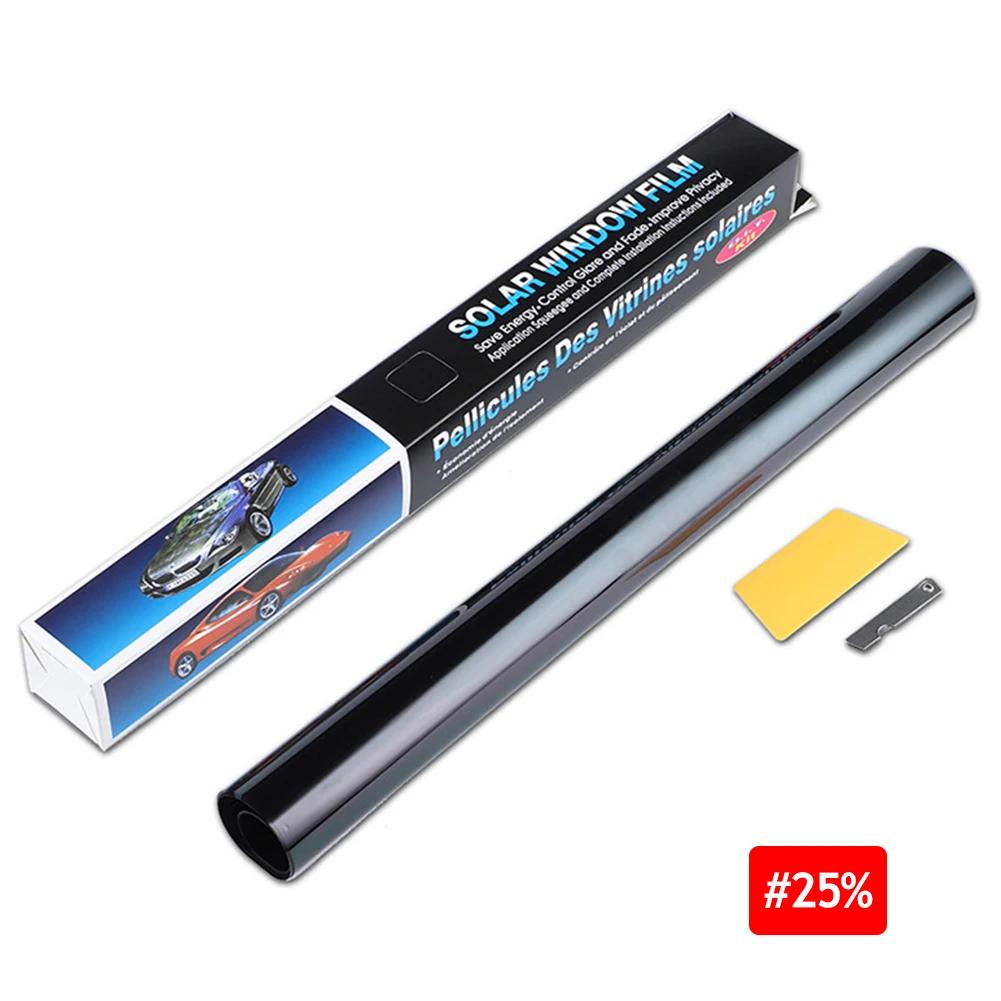 50x300cm 1/5/15/25/35/50 Percent Car Window Tint Film Car Glass Sticker Sun Shade Film Summer UVProtctor Car Sticker Film