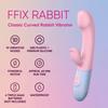Vibromasseur Rabbit - FemmeFunn - ffix - Puissant - Double Stimulation - Silicone Premium