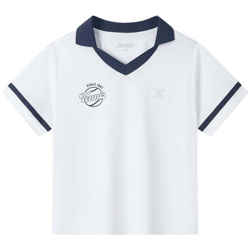 

XTEP Girls Short Sleeve Quick-Dry POLO Shirt 120