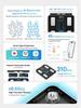 Smart Bluetooth Body Fat Scale with Precise APP Measurement for Fitness and Health
