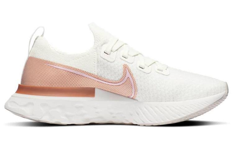 Nike React Infinity Run Flyknit Sail Rame Metallico Donna CD4372-103