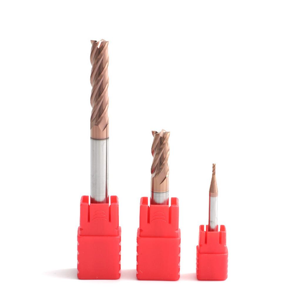 Fräser mit rundem Griff, 1–16 mm, 4 Nuten, Hartmetall