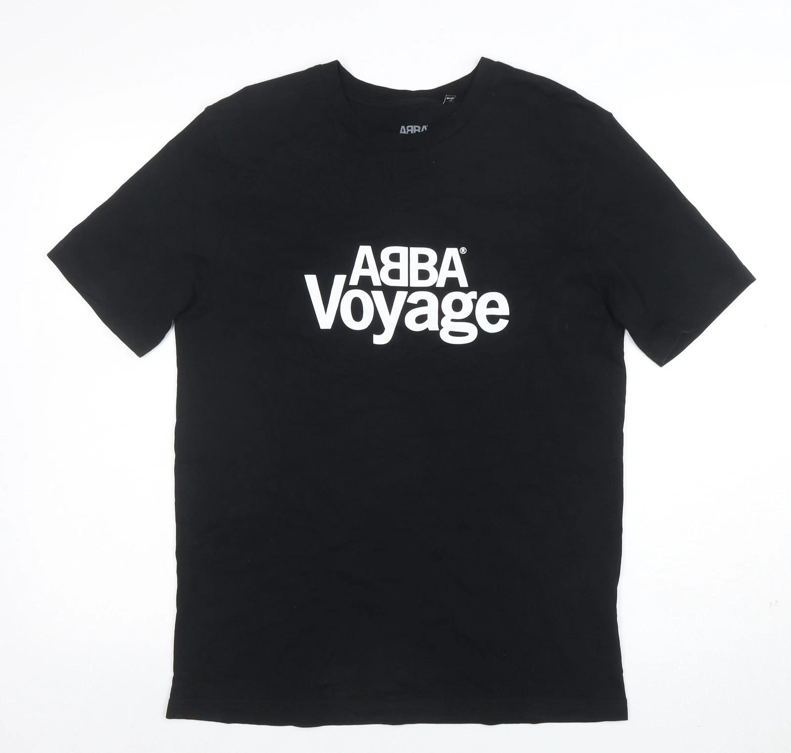 

ABBA Voyage Black Organic Cotton Men s Medium Music T-Shirt L