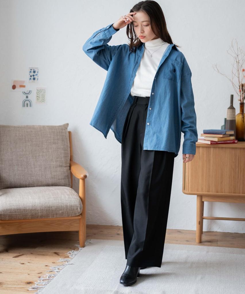 WEGO USPOLO BIG Medium Size F Shirt, Women's, Denim,