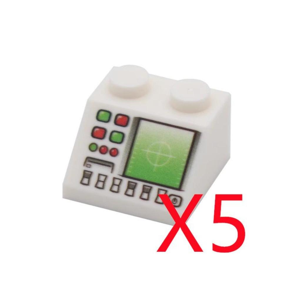 City Building Blocks Accessories Dashboard Audio Computer Control Center Radar Keyboard Mobile Phone Model Mini Brick Toy R054