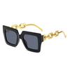 Large Frame Women'S Sunglasses Personalized Chain Glasses Sunglasses Advanced Sense