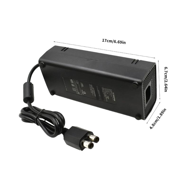 Universal Power Adapter Cord 135W for 360 Slim Game Consules Power Supply with Long Cable