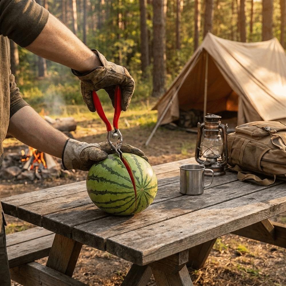 Labor-saving Fruit Opener Stainless Steel Watermelon Opener Watermelon Separator  Fruit Stores