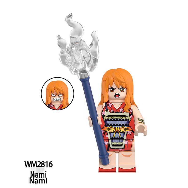 Anime Cartoon WM6195 Uta Sanji Building Block Figure Toy