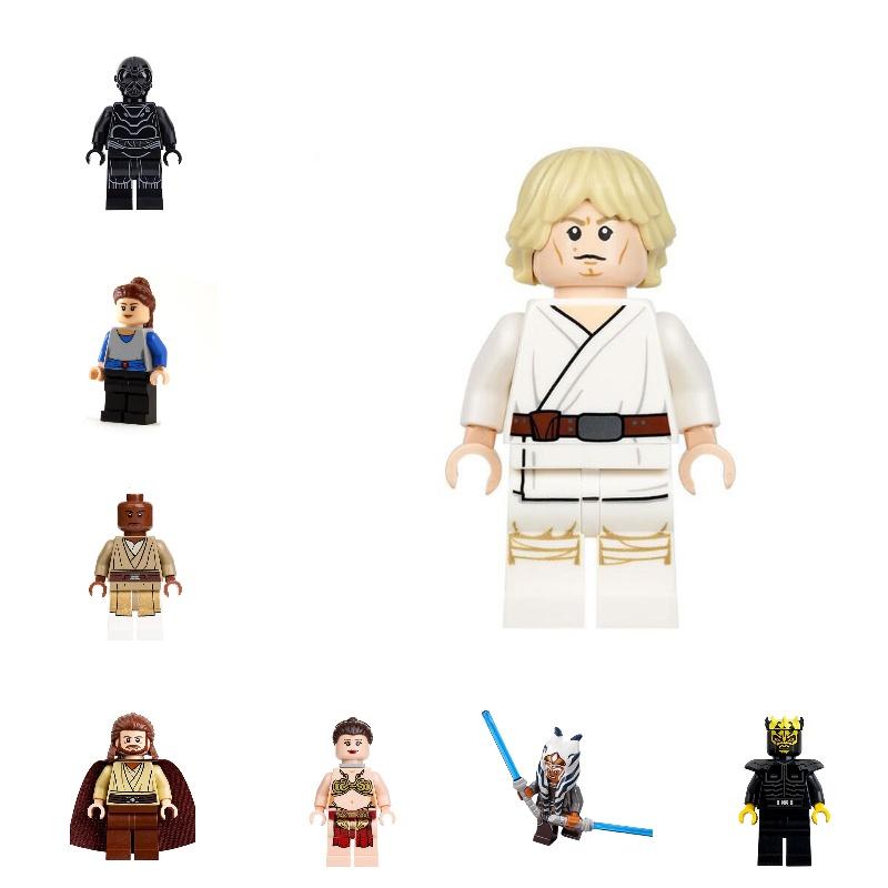 Star Wars Série Luke Skywalker Zlatý Savaki Stavebnice Puzzle Hračka Pro Děti