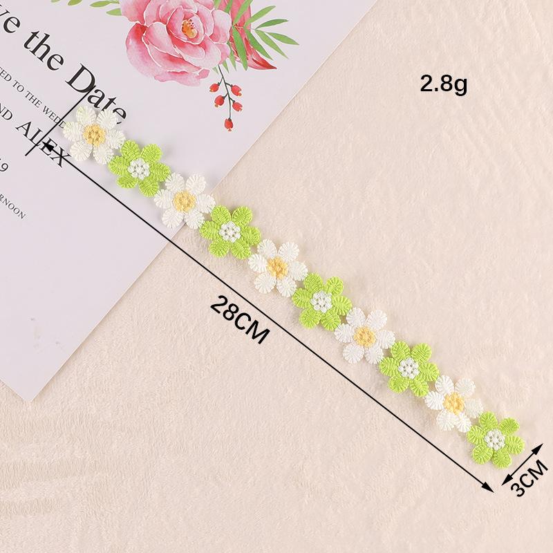 Computer Embroidery Cartoon Fruit Butterfly Color Petal Hand Account Diy Lace Accessories Water Soluble Embroidery Ribbon Cloth Sticker