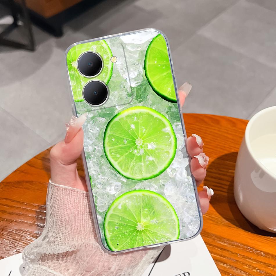 Creative Case For Vivo Y36 5G Soft Transparent TPU Silicone Model V2248 Slim Phone Shell Shockproof Protective Back Cover Coque