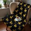 Horror Eye Mouth Cartoon Anime Print Flannel Blanket Soft Warm Throw for Kids Bedroom Sofa Christmas Office Car