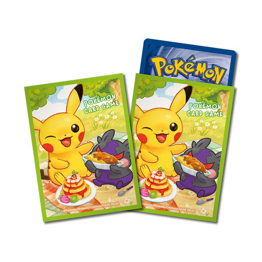 [Покемон] Официальные протекторы для карт Pokemon Card Game - Пикачу и Морпеко