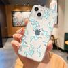 Fashion Flame Luxury Transparent Soft Phone Case For iPhone 15 14 13 12 11 Pro Max XS X XR 7 8 Plus Shockproof Cover Fundas
