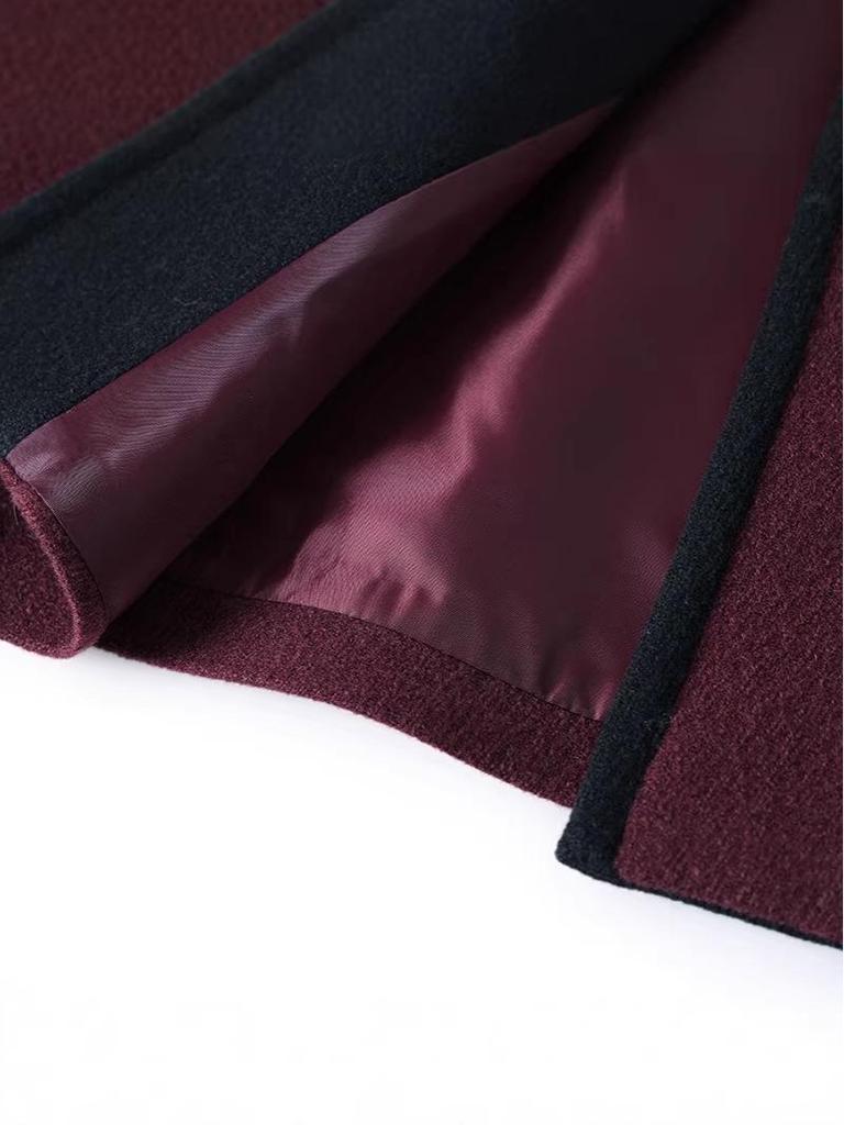 Short Spring/Autumn Wool Jacket for Petite Middle-aged Women - Chic & Fashionable 2026 Edition