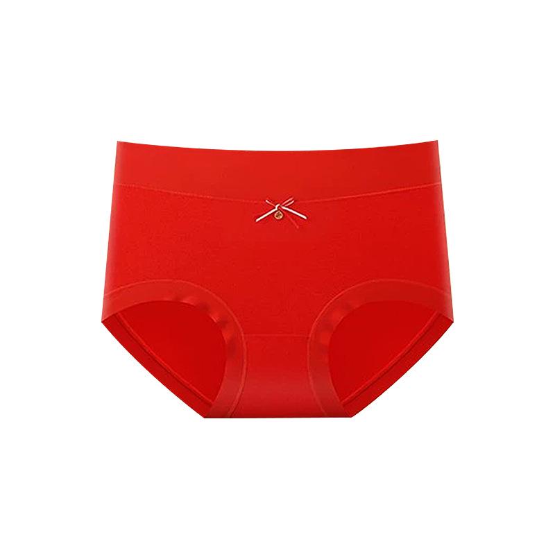 

Year of the Rat Women s Antibacterial Red Cotton Briefs - Festive Wedding Underwear M (80-100 lbs)